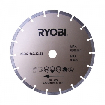 Ryobi Diamanttrennscheibe Æ 230/22,23 mm  AGDD230A1